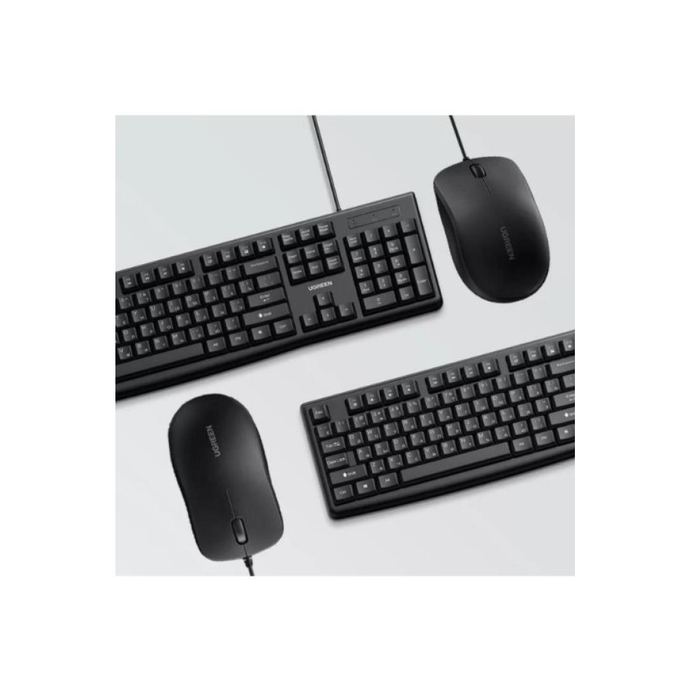 Ugreen Mk003 Ingilizce Kablolu Klavye Mouse Seti Teşhir