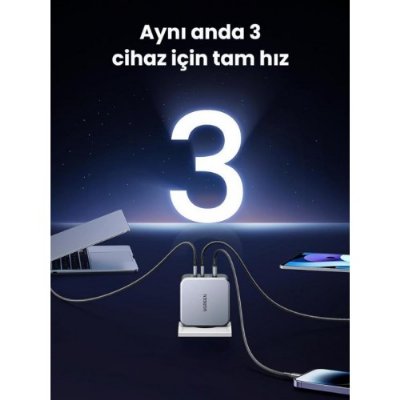Ugreen Nexode 140 W Type-C Kablolu Şarj Aleti