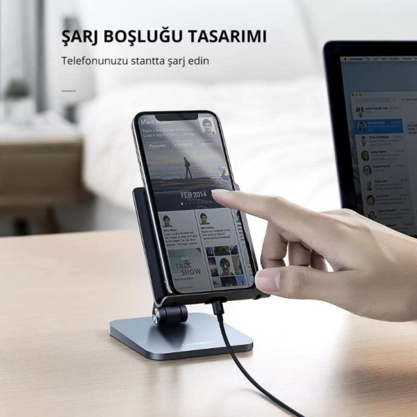 Ugreen Premium Tablet Telefon iPad Tutucu Alüminyum Stand Teşhir