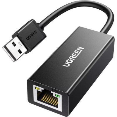 Ugreen USB 2.0 RJ45 Fast Ethernet LAN ağ adaptörü 10/100Mbps için Windows 10/8.1/8/7/Vista/XP, Mac OSX 10,5 ve böylece, Linux Kernel, ve Chrome OS Siyah Outlet