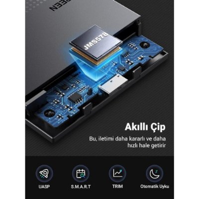 Ugreen USB 3.0 Micro B 2.5" Inch Sata SSD Hard Disk Kutusu - Teşhir