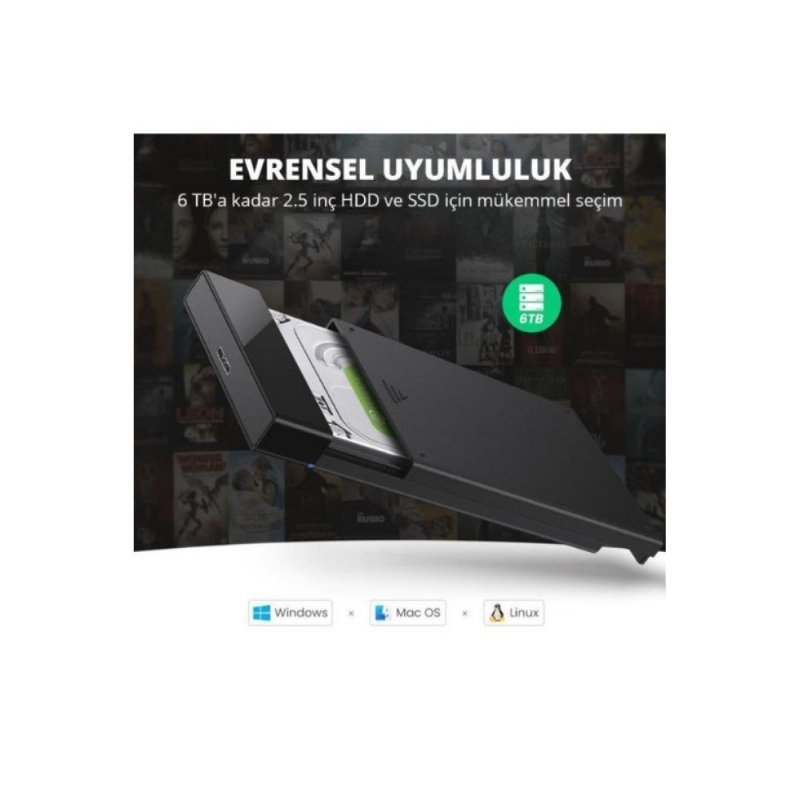 Ugreen 30848 USB 3.0 2.5" Harddisk Kutusu Outlet