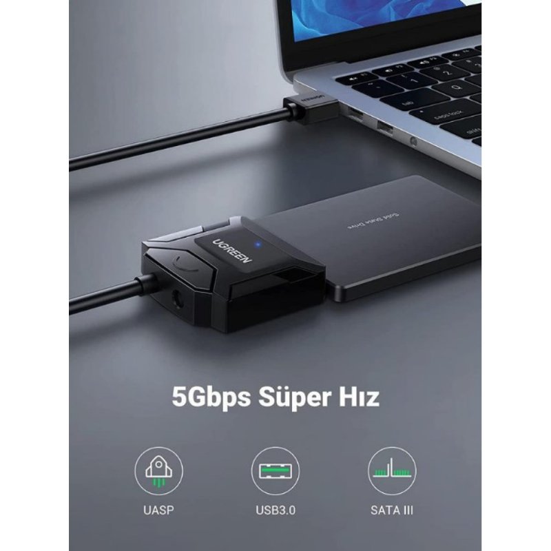 UGREEN USB 3.0 SATA Sabit Disk Adaptör Kablosu