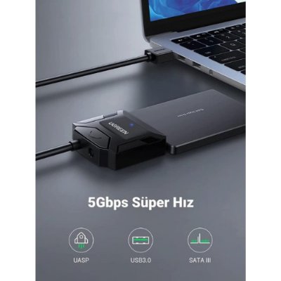 UGREEN USB 3.0 SATA Sabit Disk Adaptör Kablosu