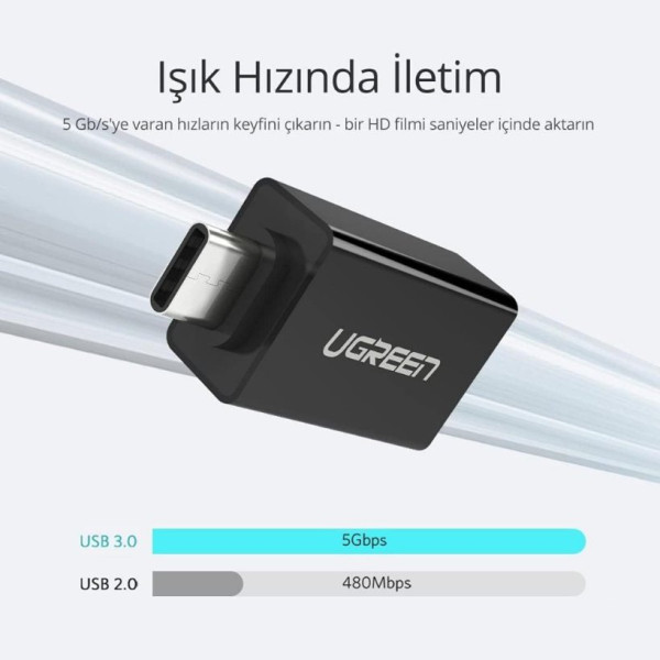 Ugreen USB 3.0 Type-C Dönüştürücü Adaptör - Outlet