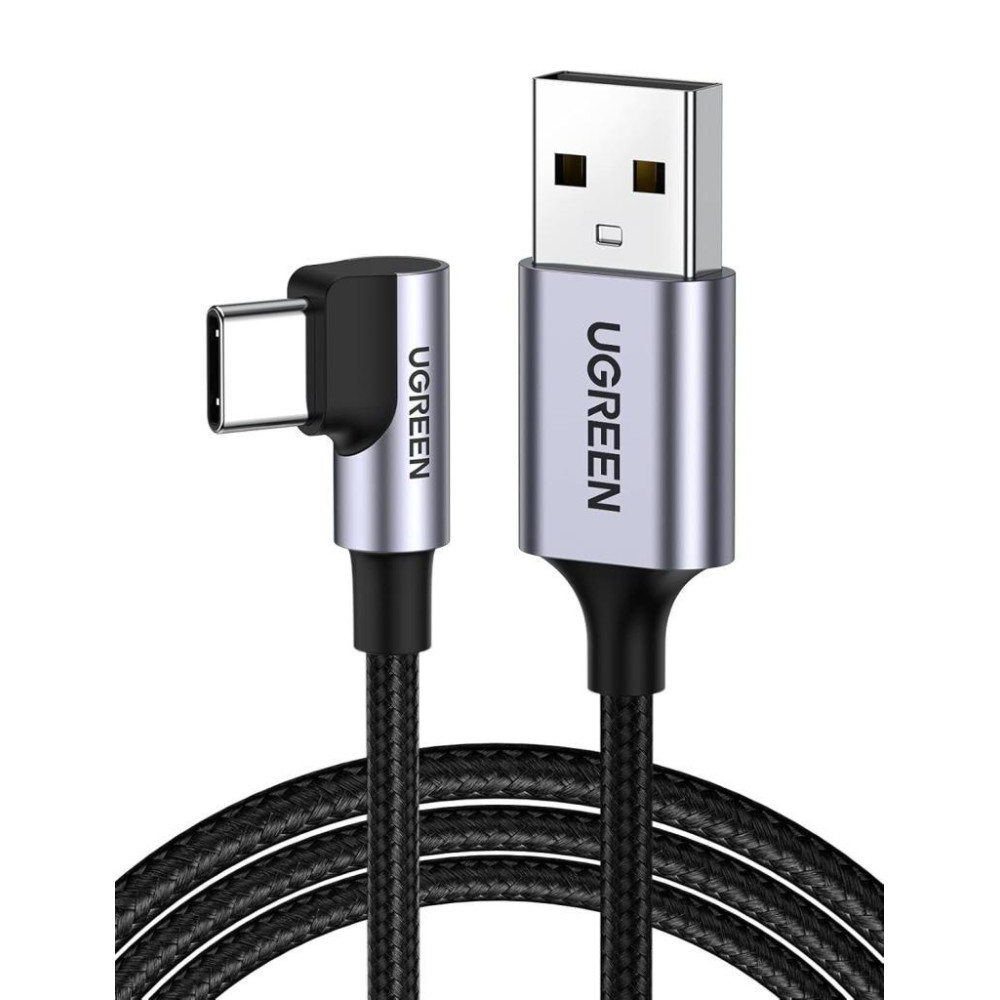 UGREEN USB C Kablosu 3 A 90 Derece C Tipi Hızlı Şarj QC 3.0 Kablosu(1M) Outlet