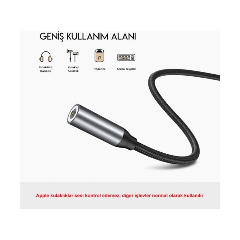 Ugreen USB C to 3.5mm Dönüştürücü Ses Kablosu