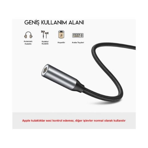 Ugreen USB C to 3.5mm Dönüştürücü Ses Kablosu
