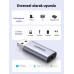 UGREEN USB Ses Kartı USB'den Aux Ses Mikrofon Adaptörüne Harici Stereo Ses Kartı USB'den 3.5mm'ye TRRS Kulaklık Jakı Dönüştürücü PC, MacBook, PS, Raspberry Pi, Kulaklık, Hoparlör Outlet 