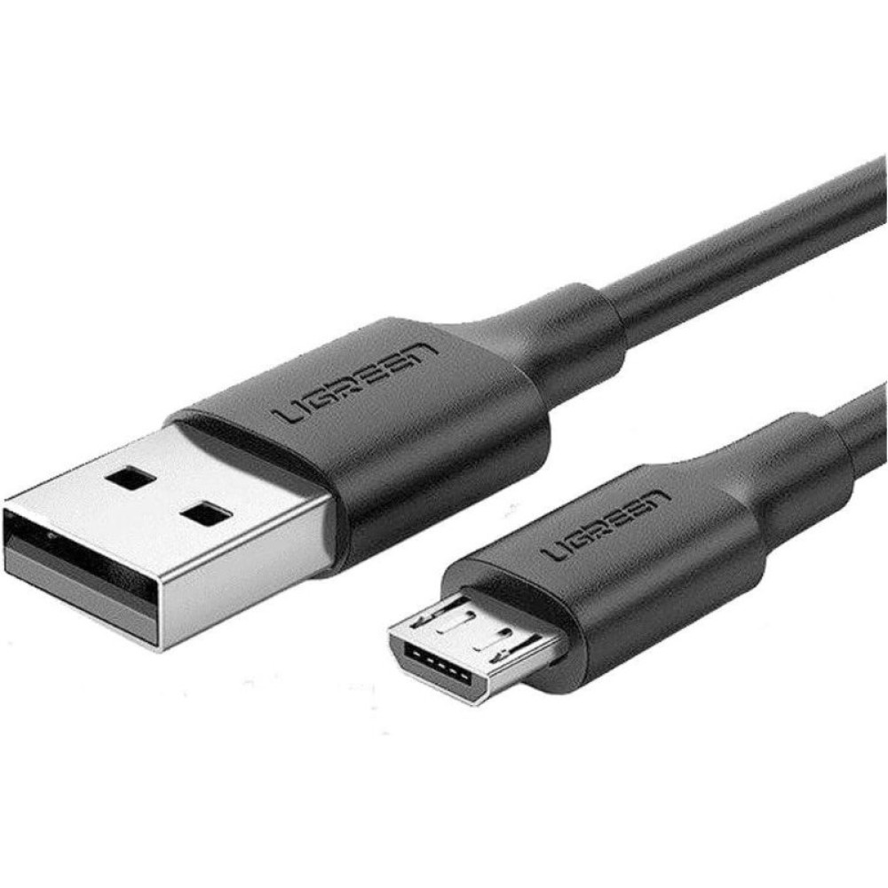 Ugreen Micro-USB & USB-A Data ve Şarj Kablosu, 2 Metre, Siyah Outlet