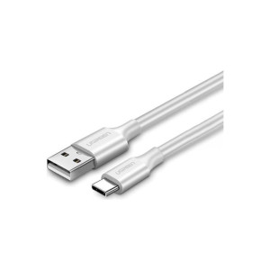 Ugreen USB Type-C Şarj ve Data Kablosu, 1 Metre, Beyaz