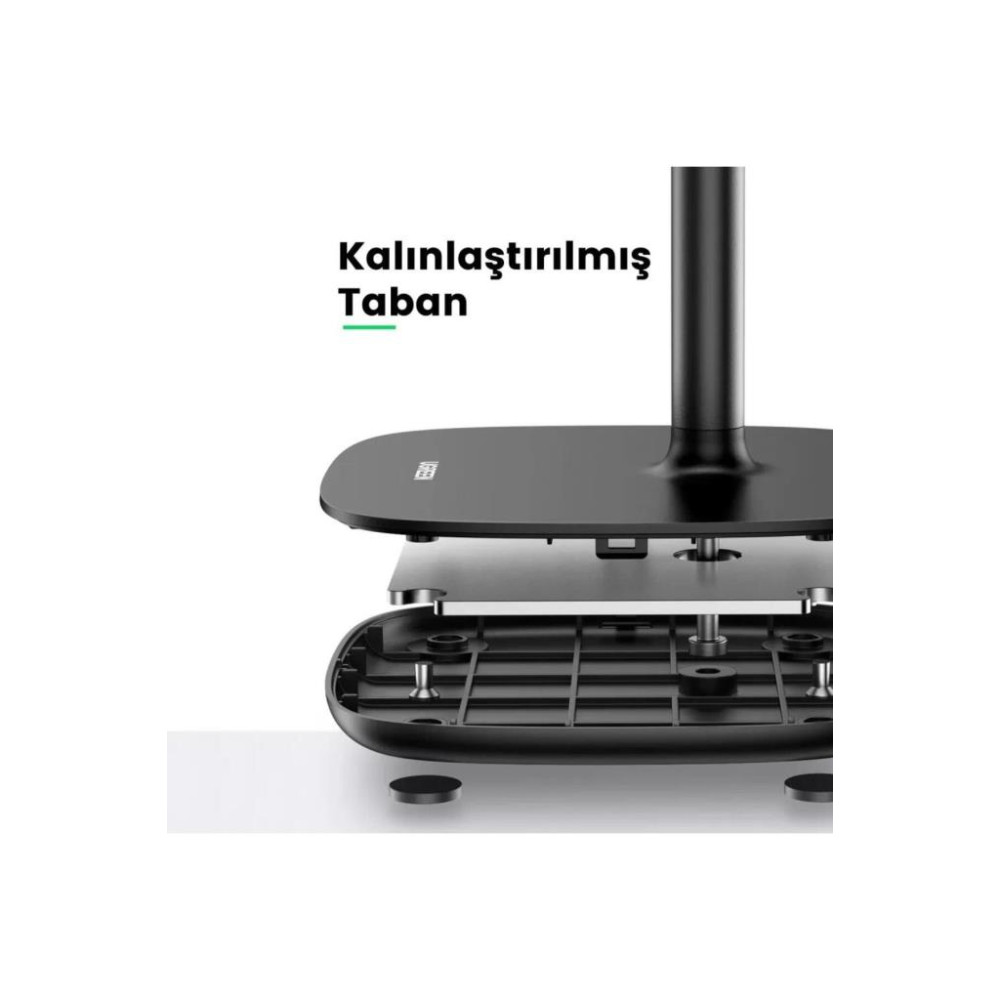 Ugreen Yüksekliği Ayarlanabilir Masaüstü Telefon Standı Siyah Teşhir