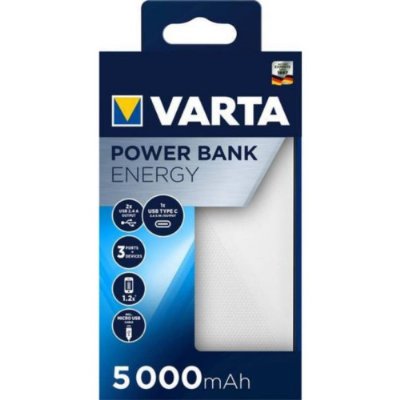 Varta Energy 5000 Mah Hızlı Şarj Powerbank Outlet