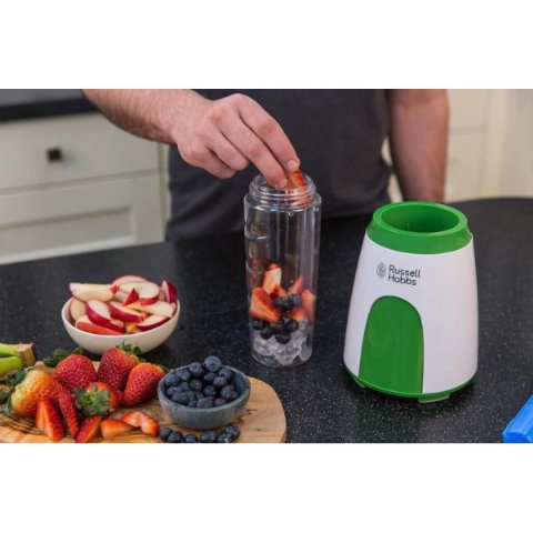 Verimli ve Çok Yönlü RUSSELL HOBBS 25160-56 Mix & Go Cool Blender