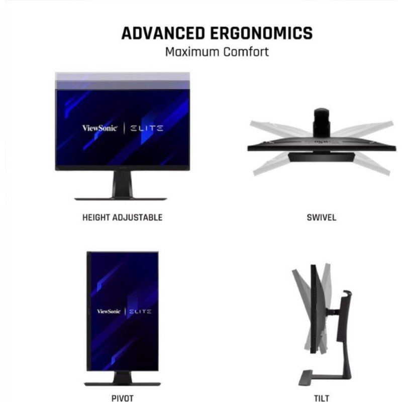 ViewSonic Elite XG271QG 27" 1 ms 2K Pivot IPS 240 Hz Oyuncu Monitörü - Teşhir