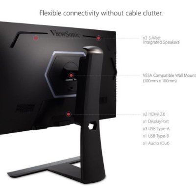 ViewSonic Elite XG271QG 27" 1 ms 2K Pivot IPS 240 Hz Oyuncu Monitörü - Teşhir
