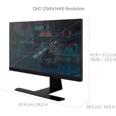 ViewSonic Elite XG271QG 27" 1 ms 2K Pivot IPS 240 Hz Oyuncu Monitörü - Teşhir