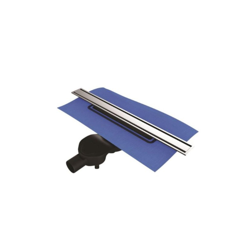 VitrA 59980480000 Eco-Flow V-Flow Dk100 60 Cm Duş Kanalı - Mat Krom Yandan Outlet