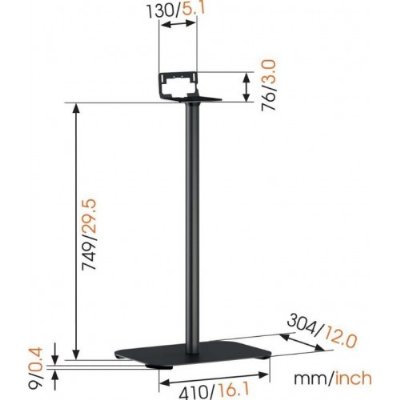 Vogels Sound 3305 Universal L Hoparlör Standı 