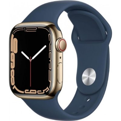 Apple Watch Series 7 GPS + Cellular 41mm Mavi Alüminyum Kasa ve Spor Kordon Akıllı Saat