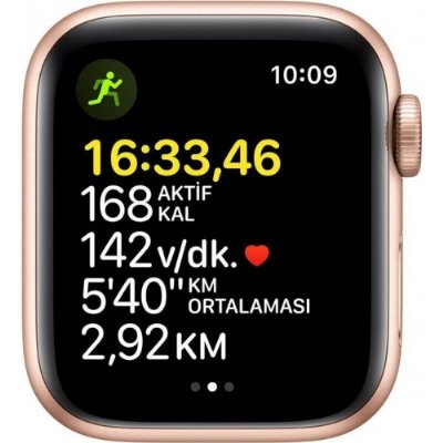 Apple Watch SE GPS + Cellular 40mm Altın Alüminyum Kasa ve Spor Kordon Akıllı Saat 