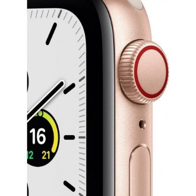 Apple Watch SE GPS + Cellular 40mm Altın Alüminyum Kasa ve Spor Kordon Akıllı Saat 