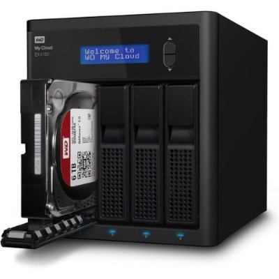 Western Digital My Cloud EX4100 8 TB EMEA WDBWZE0080KBK NAS Depolama Ünitesi