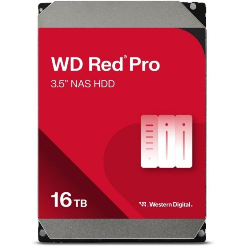 Western Digital Red Pro WD161KFGX SATA 3.0 7200 RPM 3.5" 16 TB Harddisk Teşhir