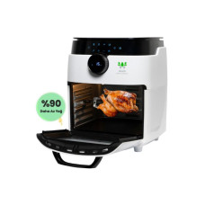 Wiami Airfryer Oven RA-011W 12 lt Beyaz Yağsız Fritöz Teşhir