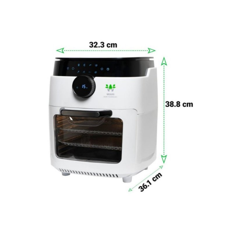 Wiami Airfryer Oven RA-011W 12 lt Beyaz Yağsız Fritöz Teşhir