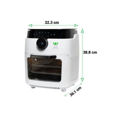 Wiami Airfryer Oven RA-011W 12 lt Beyaz Yağsız Fritöz Teşhir