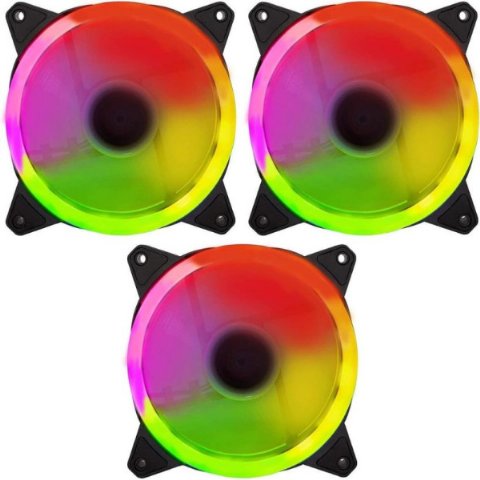 Xigmatek CY120 x 3 Kasa Fanı + CYB1 EN40254 RGB Kumanda...