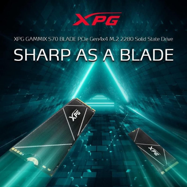 XPG Gammix S70 Blade AGAMMIXS70B-1T-CS PCI-Express 4.0 1 TB M.2 SSD
