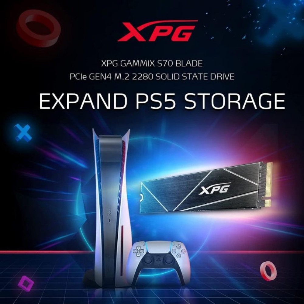 XPG Gammix S70 Blade AGAMMIXS70B-1T-CS PCI-Express 4.0 1 TB M.2 SSD