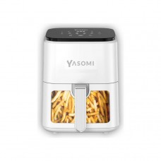 Yasomi Y35 3.5 lt Beyaz Camlı Yağsız Fritöz