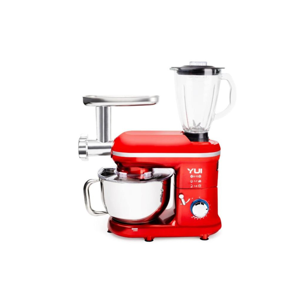 Yui M-120 Multi Fonksiyonel 1300 W 5 lt Kırmızı Stand Mikser Teşhir