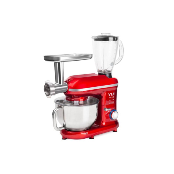 Yui M-120 Multi Fonksiyonel 1300 W 5 lt Kırmızı Stand Mikser Teşhir