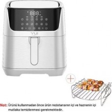 Yui Maxifry Pro Smart Airfryer M25 5.5 lt Yağsız Beyaz...