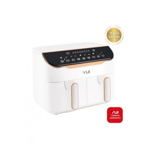 Yui M45 Seramik Çift Hazneli Smart Airfryer 8 lt Yağsız Fritöz Teşhir