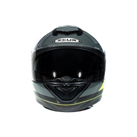 ZEUS Zs-3050 Be7 Çene Açılır Kask Gri-neon Sarı