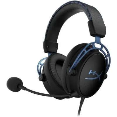 HyperX Cloud Alpha S 7.1 Kablolu Mikrofonlu Kulak Üstü Oyuncu Kulaklığı Mavi - Teşhir