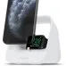 Spigen Stand S316 2in1 iPhone & Apple Watch ile Uyumlu Stand Dock Şarj Ünitesi Soft White Outlet