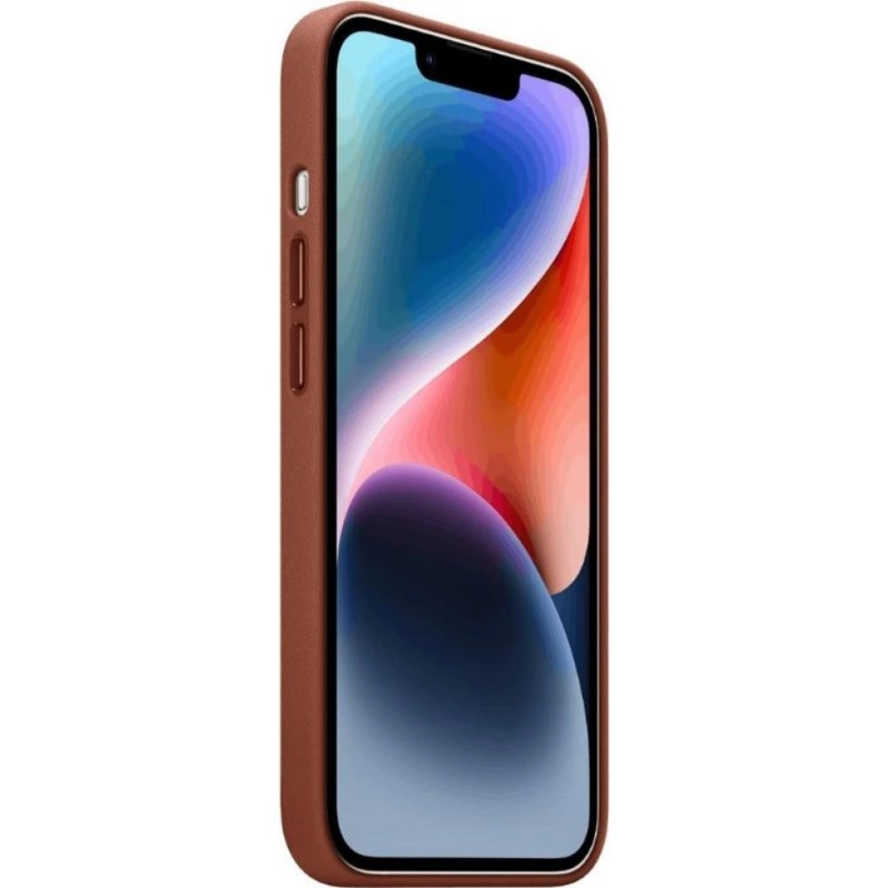 iPhone 14 Plus için MagSafe özellikli Deri Kılıf Toprak Kırmızısı Outlet