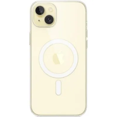 iPhone 15 Plus için MagSafe özellikli Şeffaf Kılıf Teşhir