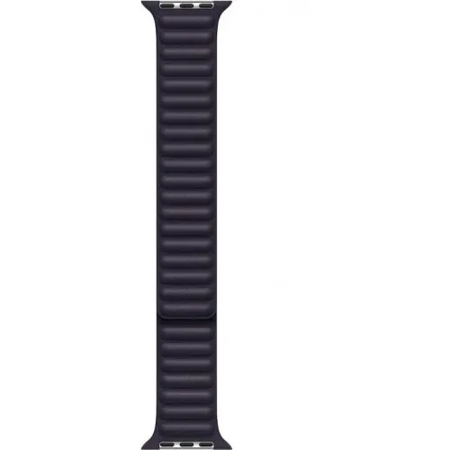 Apple Watch 45 mm Gece Yarısı Baklalı Model Deri Kayış - M/L