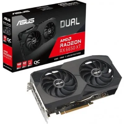 Asus RX 6650 XT Dual OC Edition DUAL-RX6650XT-O8G 128 Bit GDDR6 8 GB Ekran Kartı Teşhir