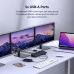 Belkin 85W Güç Dağıtımlı Üçlü 4K Ekran için 3 HDMI Bağlantı Noktası, 2 DisplayPort