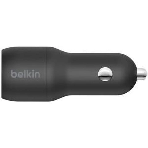 Belkin 24W 2 Port USB Siyah Hızlı Araç Şarj Cihazı Teşh...