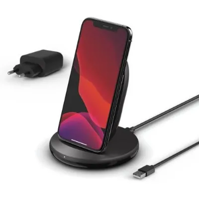Belkin BoostCharge 15W Kablosuz Şarj Standı (Qi Şarj Standı) - Siyah Teşhir