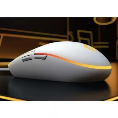 Logitech G G102 Lightsync RGB Kablolu Gaming Mouse, Beyaz,